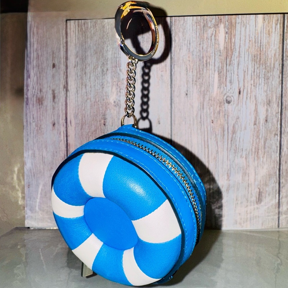 Kate Spade Novelty Coin Purse Accessory Keychain Bag Charm #K7159 - EUC - Picture 10 of 17
